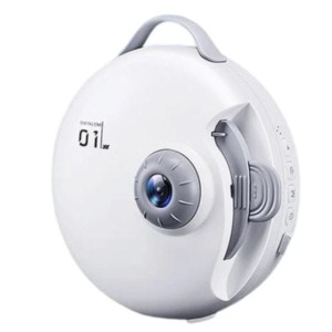 Lámpara de noche HD con 32 películas Bluetooth Blanco