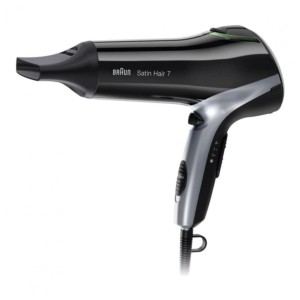 Sèche-cheveux Braun HD710 2200W Noir, Argent