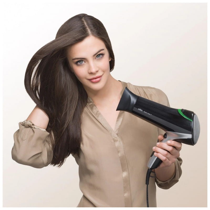 Sèche-cheveux Braun HD710 2200W Noir, Argent - Ítem2
