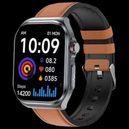 Hello ET585 Cuero  Marrón - Reloj inteligente
