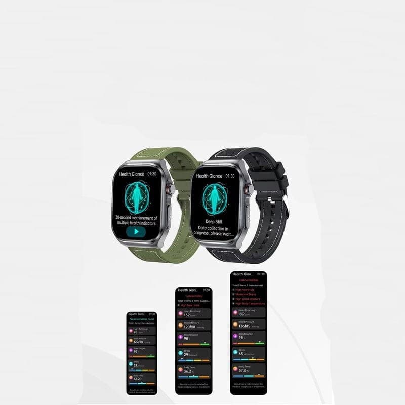 Correas de Hello ET585 Cuero  Marrón - Reloj inteligente
