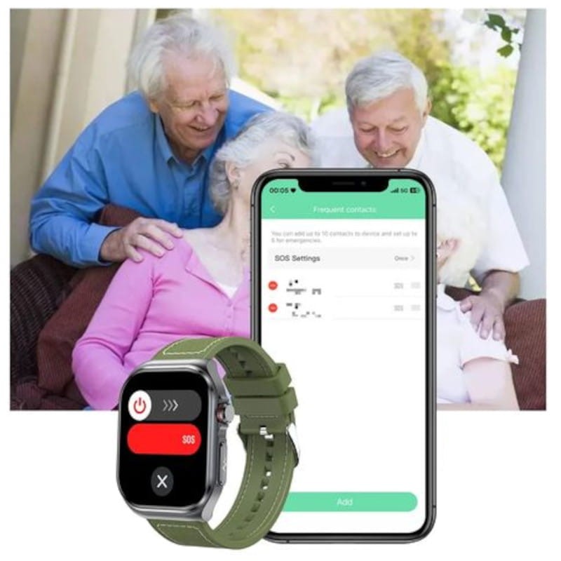 Hello ET585 Nailon Verde - Reloj inteligente - Ítem5