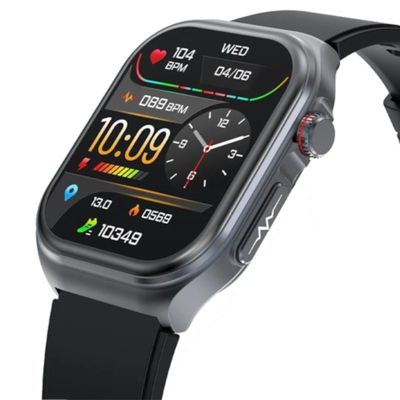 Hello ET585 Silicone Noir - Montre intelligente - Ítem1