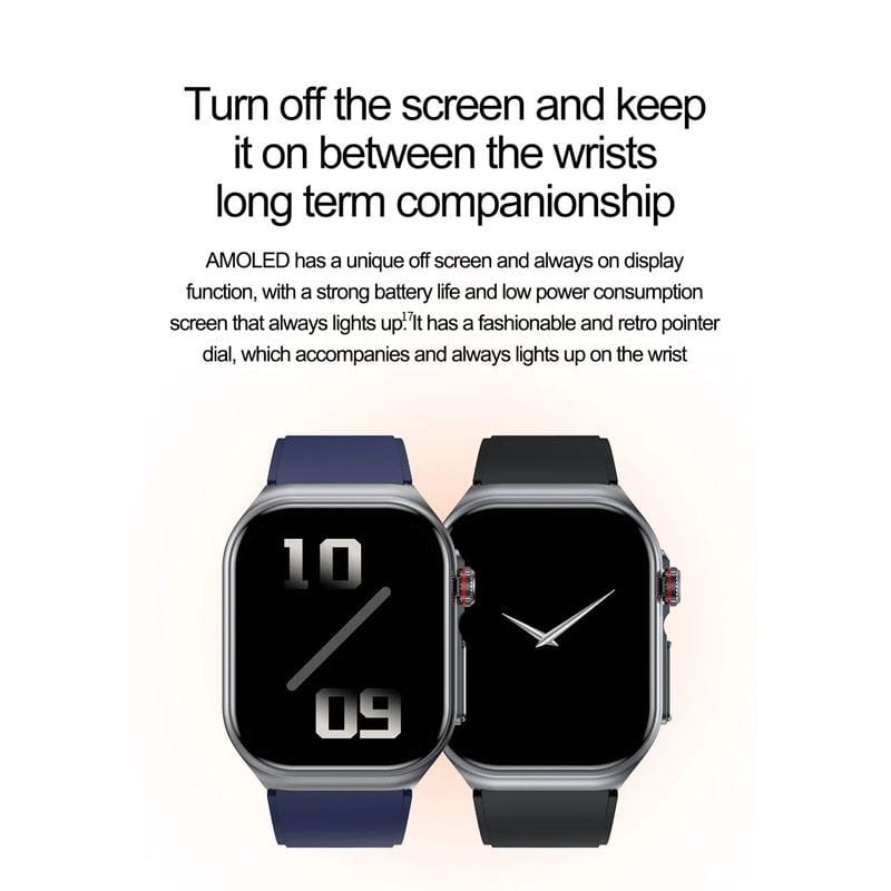 Hello ET585 Silicone Noir - Montre intelligente - Ítem8