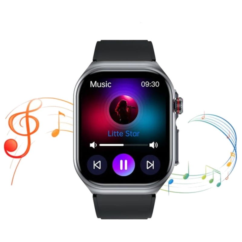 Hello ET585 Silicone Noir - Montre intelligente - Ítem10