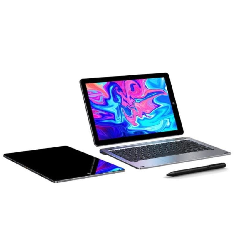 Chuwi Hi10 X 10.1 preto com moldura fina, tela IPS ampla e cores vivas; câmera frontal central. 8GB RAM, 128GB, Windows 10. Classe B Refurbished - Item2
