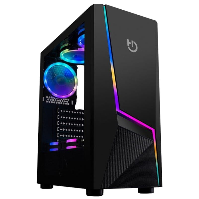 Hiditec V20 PRO ARGB Mid-Tower Verre Trempé Noir - Gaming Box - Ítem