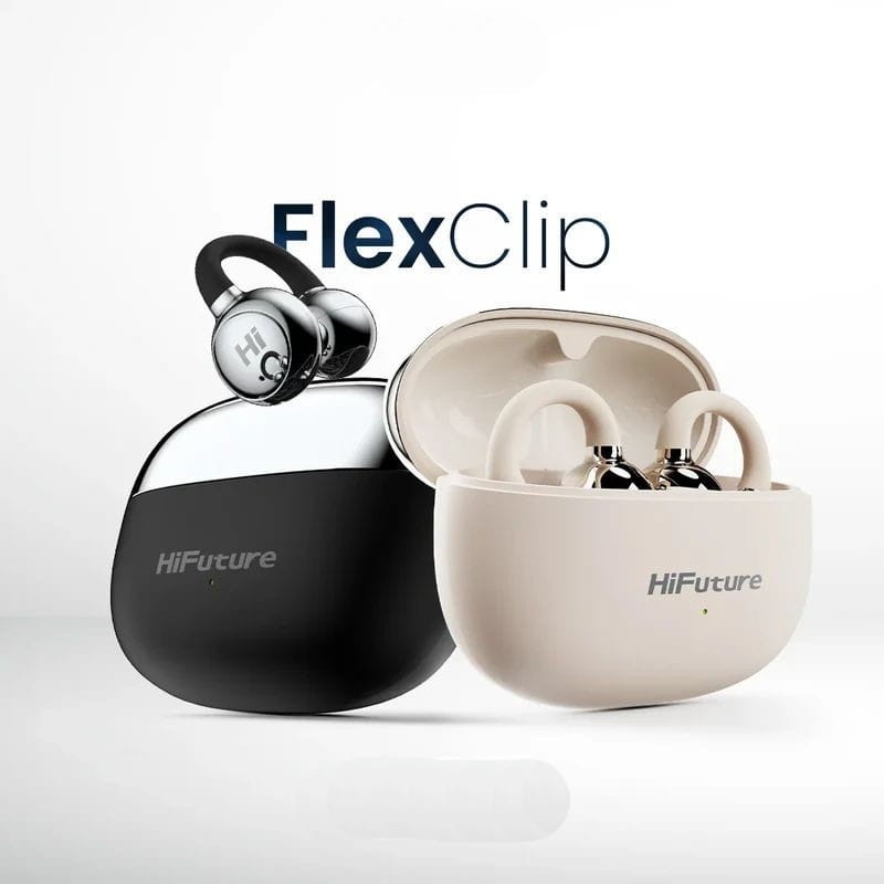 HiFuture FlexClip TWS Preto Metálico - Auriculares Bluetooth - Item6