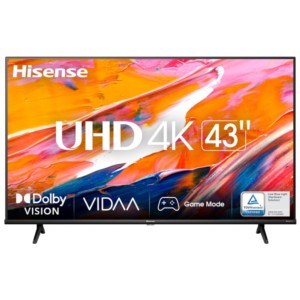 Hisense 43A6K 43 Ultra HD 4K Smart TV WiFi Negro - Televisión