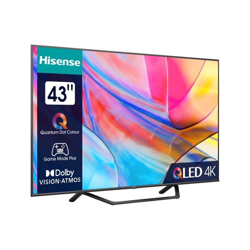 Hisense 43A72KQ43 QLED 4K Ultra HD Smart TV Preto - TV - Item1