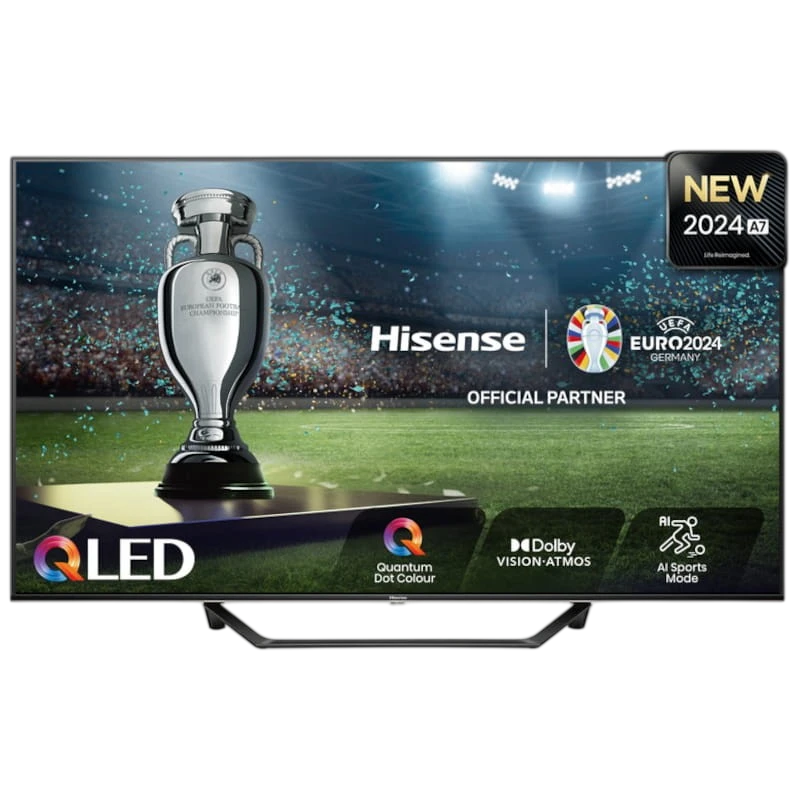 Hisense 43A7NQ 43 QLED 4K Ultra HD Smart TV Wifi Gris - Televisor - Ítem