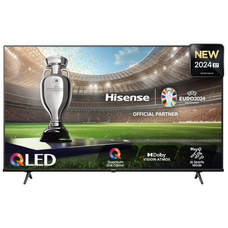 hisense 43E7NQ 43 4K Ultra HD Smart TV Wifi Noir, Gray - Télévision - Ítem