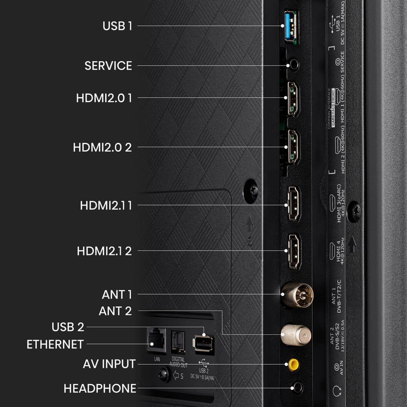 Hisense 55E7KQ PRO 55 QLED 4K Ultra HD Smart TV Wifi Gris - Téléviseur - Ítem5
