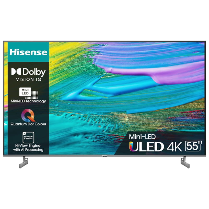 Hisense 55U6KQ 55 Ultra HD 4K Smart TV WiFi Gris - Télévision - Ítem