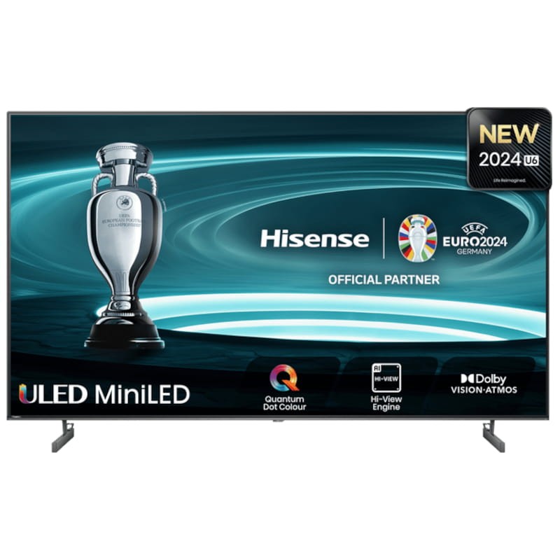 Hisense 55U6NQ 55 4K Ultra HD Smart TV Wifi Gris - Televisor - Ítem