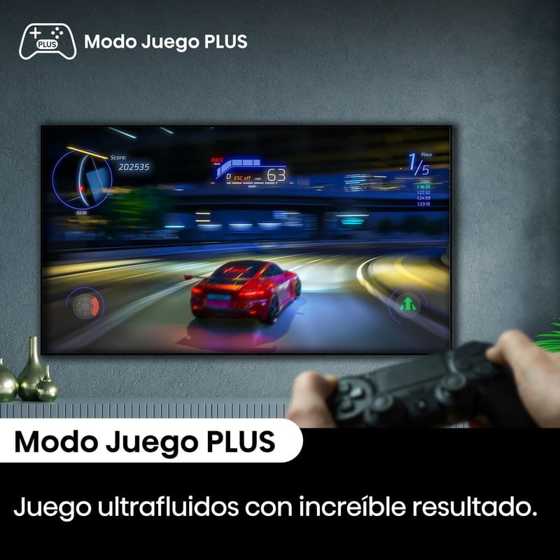 Hisense 55U6NQ 55 4K Ultra HD Smart TV Wifi Gris - Televisor - Ítem4