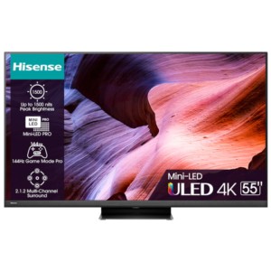 Hisense 55U8KQ 55 4K Ultra HD Smart TV WiFi Preto/Cinzento - Televisão