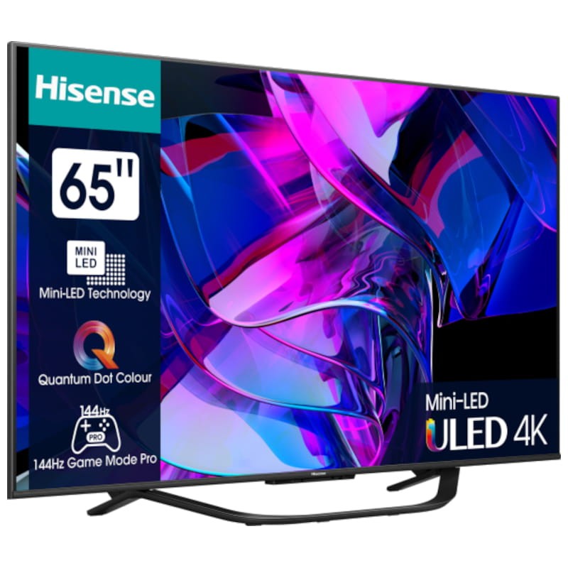 Hisense 65U7KQ 65 4K Ultra HD Smart TV Wifi Noir - Télévision - Ítem1