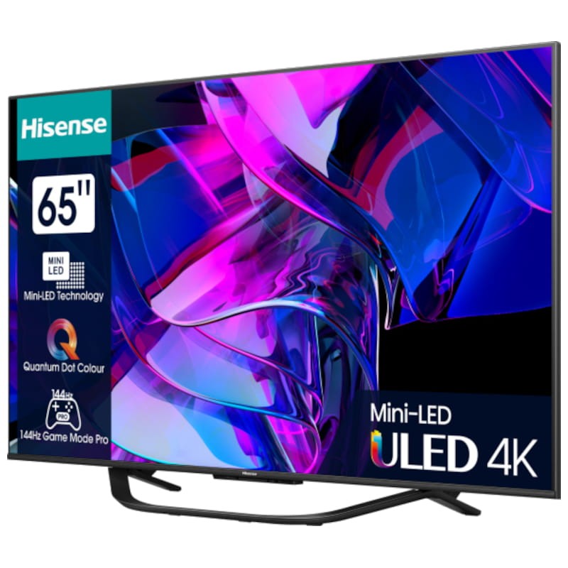 Hisense 65U7KQ 65 4K Ultra HD Smart TV Wifi Noir - Télévision - Ítem2