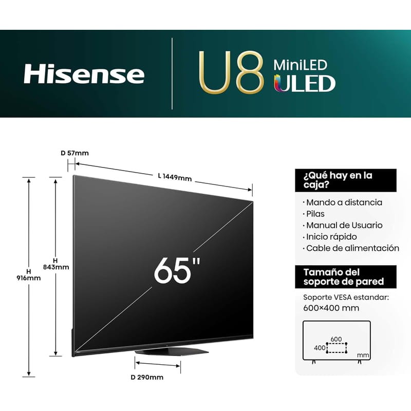 Hisense 65U8NQ 65