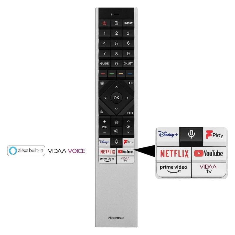 HISENSE 75U7KQ 75 UHD Smart TV Negro - Televisor - Ítem6