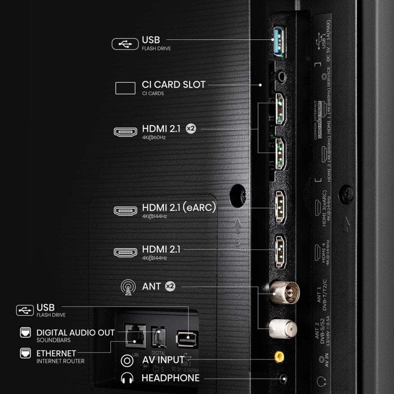 Hisense 85E7NQ PRO 85 4K Ultra HD Smart TV Wifi Negro - Televisor - Ítem2