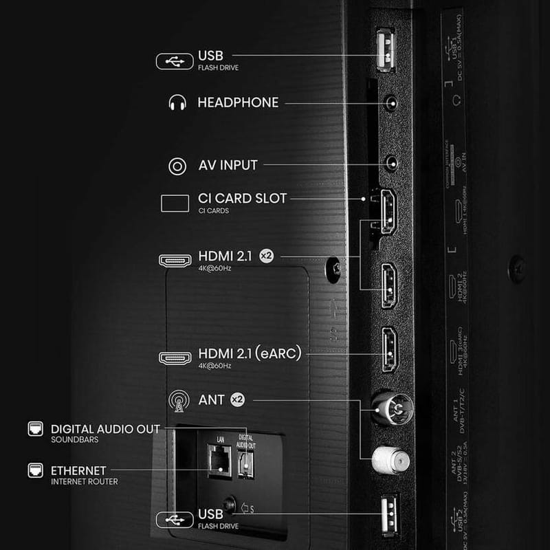 Hisense 85E7NQ PRO 85 4K Ultra HD Smart TV Wifi Negro - Televisor - Ítem4