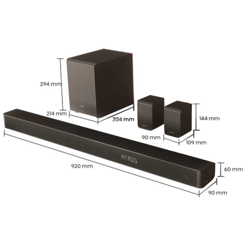 Hisense AX5100G 5.1 Noir - Barre de son - Ítem3