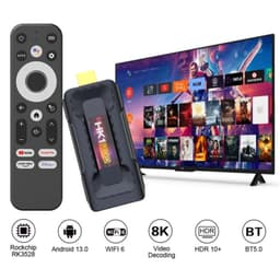 Vue d'ensemble de la Android TV HK1 RBOX D8 RK3528 2 Go 16 Go 8K