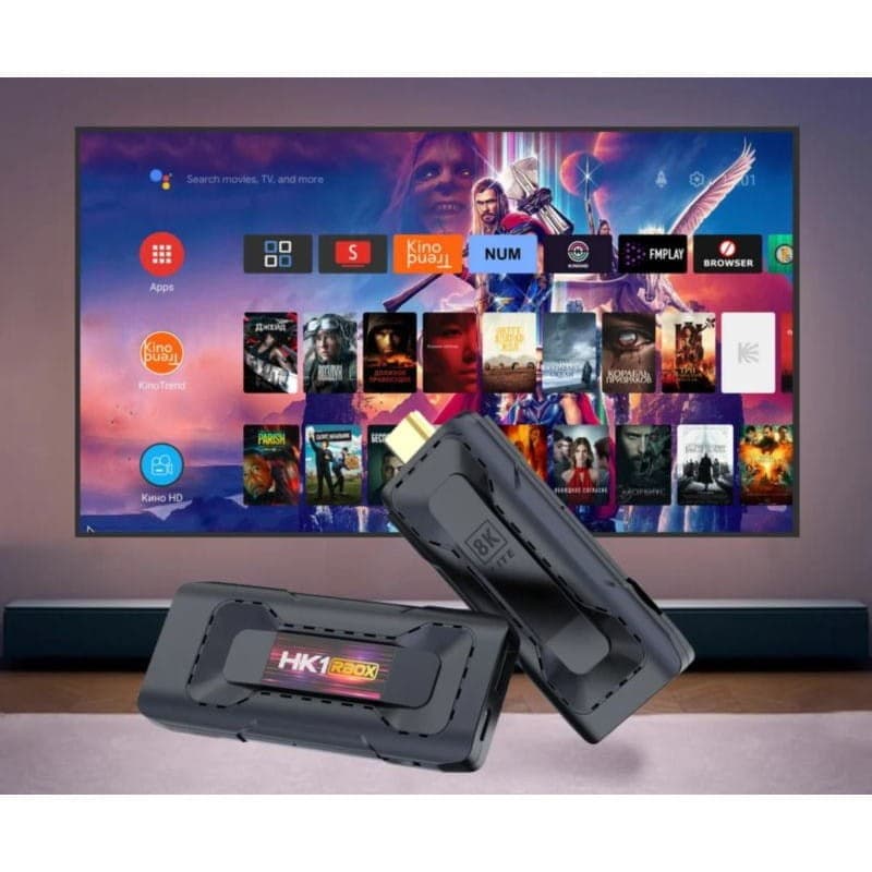 Streaming com a Android TV HK1 RBOX D8 RK3528 4GB 32GB 8K