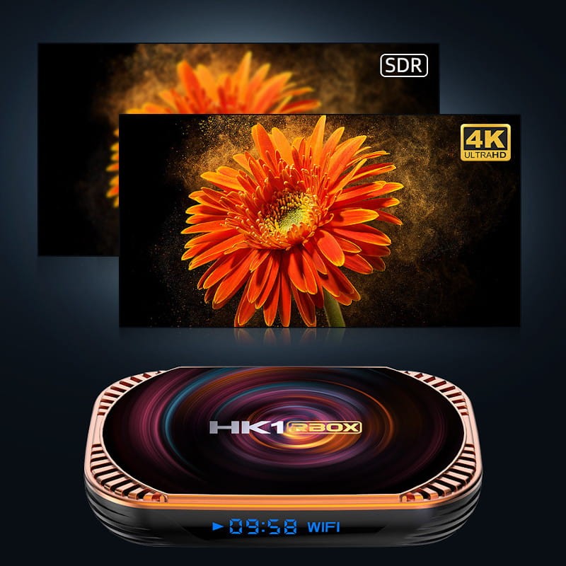 HK1 RBox X4 S905X4 4GB/32GB/5G Android 11 - Android TV - Item1