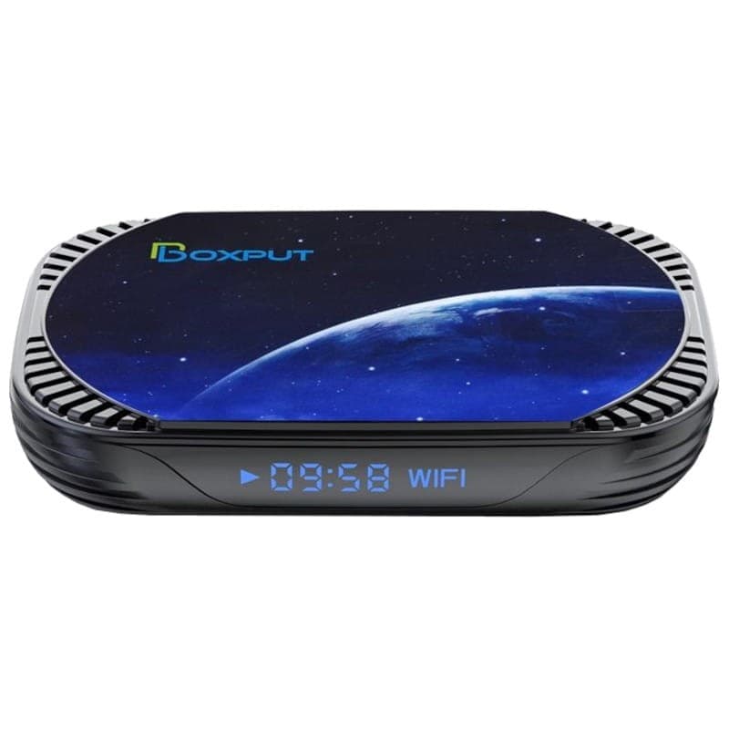 Lateral de HK1 RBox X4S S905X4 2 GB/16GB Dual Wifi Android 11 - Android TV