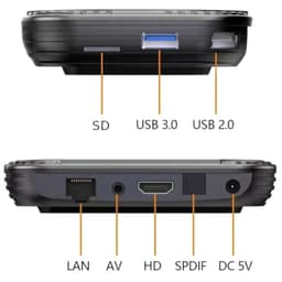 Interface de HK1 RBox X4S S905X4 2 GB/16GB Dual Wifi Android 11 - Android TV