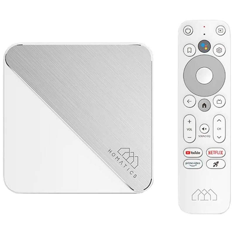 Homatics Box R 4K Plus 4 GB/32GB Wifi 6 Certificado Netflix - Android TV - Item