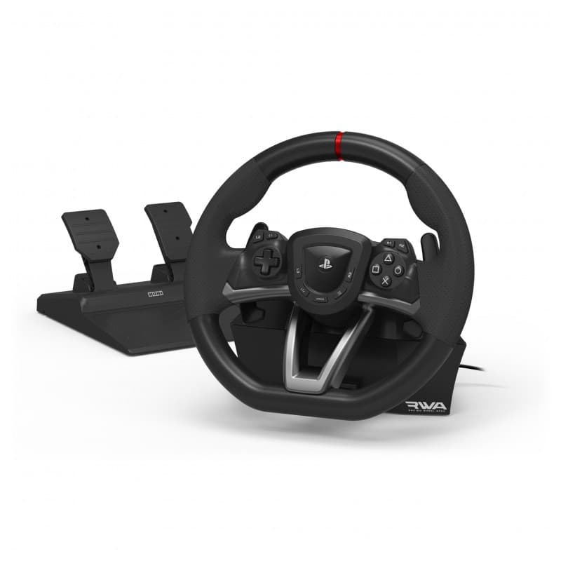 vue frontale du Volant + Pédales HORI Racing Wheel APEX pour PS5, PS4 et PC