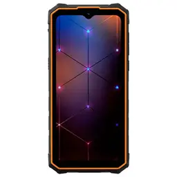 Vista frontal do telefone móvel Hotwav Cyber 13 Pro 12GB/256GB Laranja