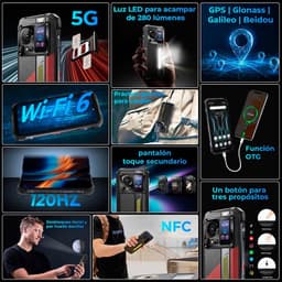 Hotwav Hyper 7 Pro 5G 16GB/256GB Preto - características principais