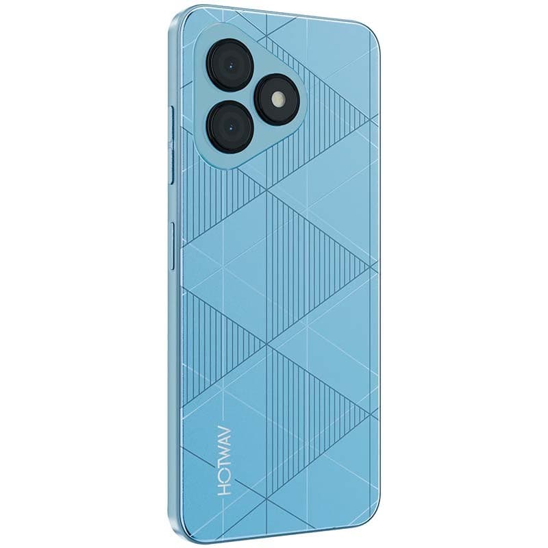 Hotwav Note 15 Pro 4GB/128GB Azul Claro - vista traseira e lateral