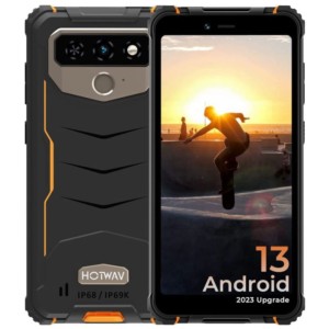 Hotwav T5 Max 4Go/64Go Orange - Téléphone portable