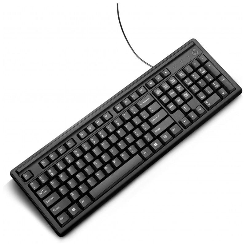 HP 100 Teclado USB Espanhol - Preto - Item2