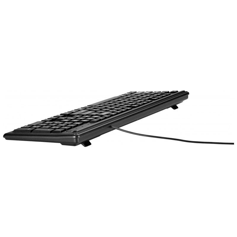 HP 100 Teclado USB Espanhol - Preto - Item3