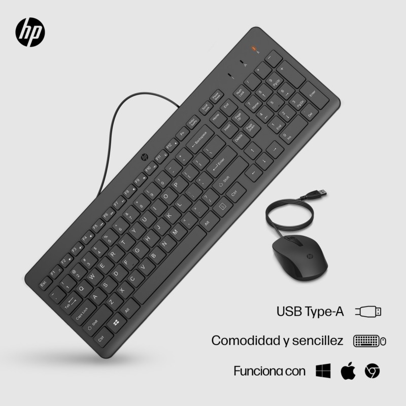 HP 150 - Kit Clavier et souris avec câble - Ítem1
