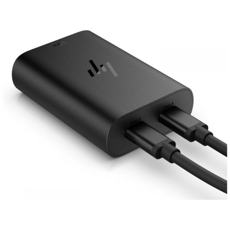 HP 600Q7AA 65 W USB-C 2 Portas GaN Preto - Carregador portátil - Item1