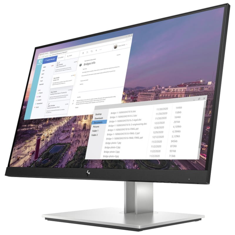 HP E23 G4 23 FullHD IPS Negro y Plata - Monitor PC - Ítem2