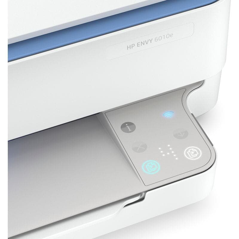 Tabuleiro de HP ENVY 6010e Copia Scanner Cor WiFi Azul - Impressora multifunções