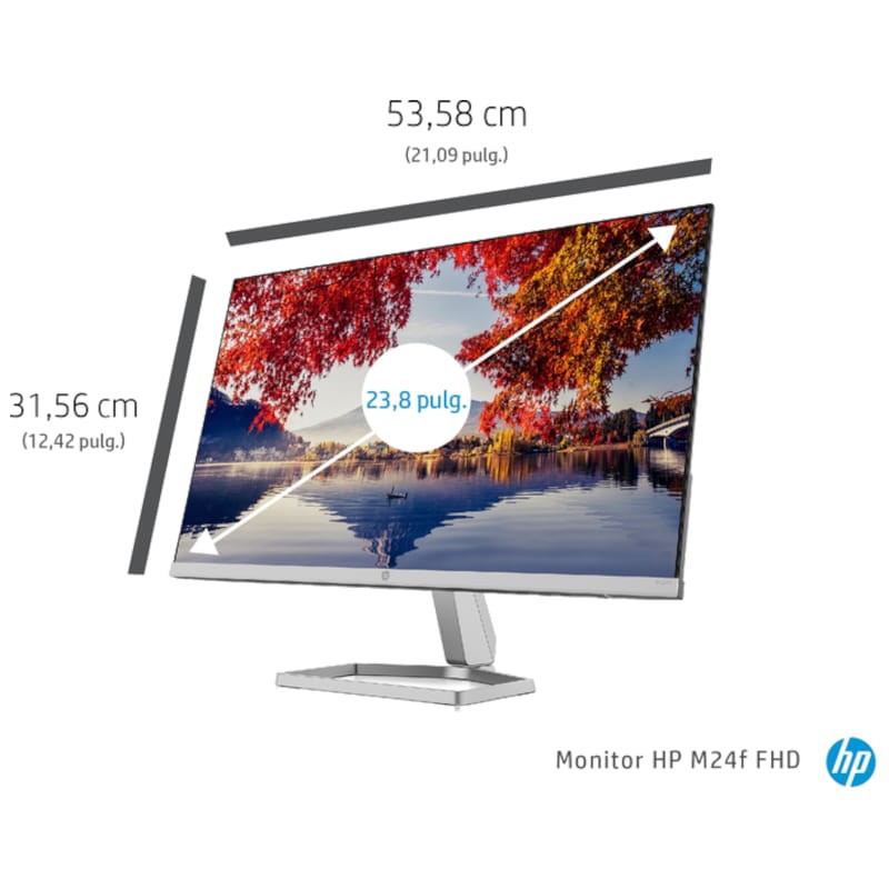 HP M24f 23.8 FullHD IPS Freesync Negro Plata - Monitor PC - Ítem5