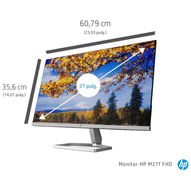 HP M27f 27 FullHD IPS FreeSync Negro Plata - Monitor PC - Ítem6