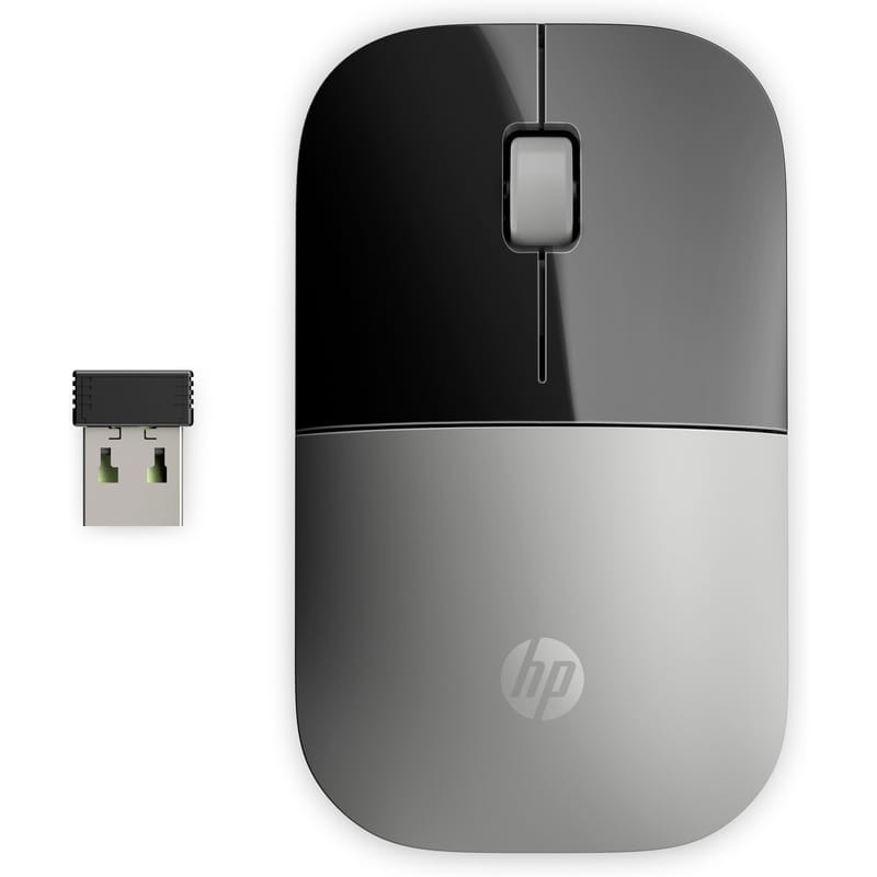 HP Z3700 Wireless Prata - Mouse sem fio - 1200 DPI - Item1