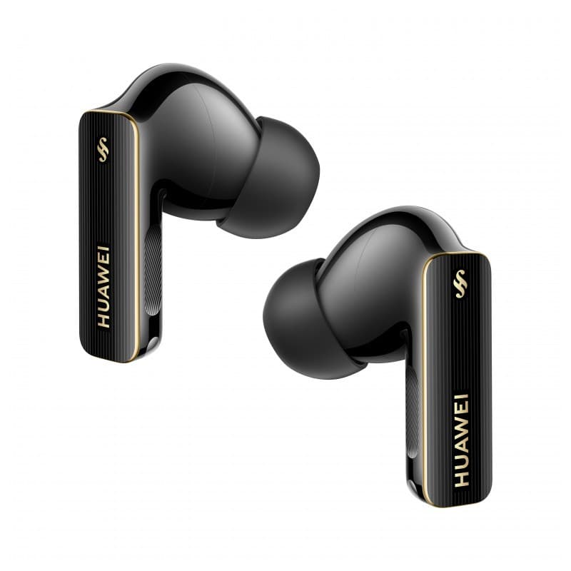 Huawei FreeBuds Pro 4 Noir - vue arrière et latérale