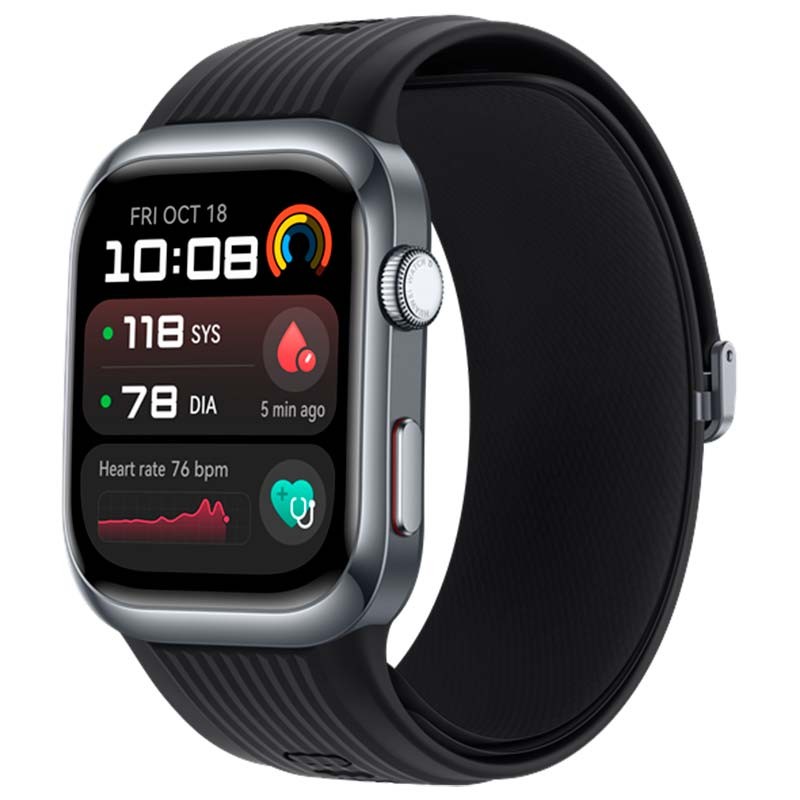 Huawei Watch D2 Preto com Bracelete de Fluoroelastómero - Smartwatch com GPS e NFC - Item